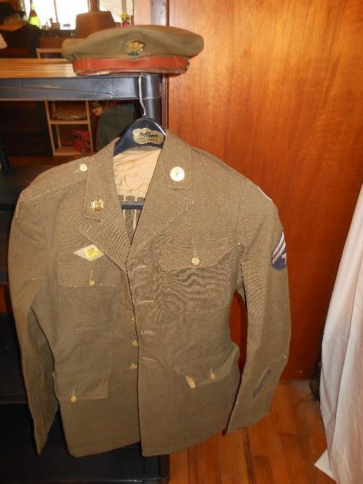 WWII Coat & Cap