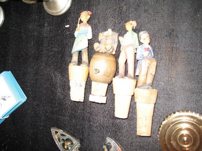 Hand Carved Bottle Stoppers