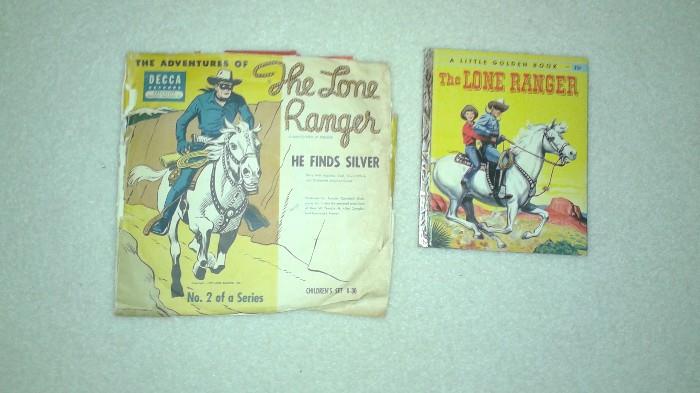 Lone Ranger Record and Big Little Book
