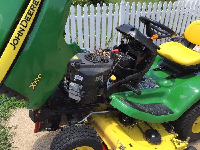 2012 John Deere Riding mower in excellent condition. Less than 100 hours on it. One owner.
