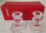Baccarat Candlesticks with Box