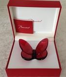 Baccarat Red Butterfly, New in Box