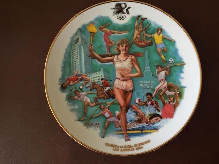 1984 Olympic Game Commemorative Plate