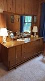MCM dresser with mirror