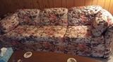 Floral sofa