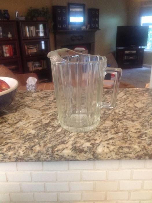 Great  glass pitcher