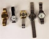 Item Description: A stately collection of men's vintage Timex watches.

