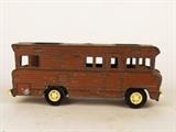 Item Description: A great little vintage die cast Winnebago stamped with 'Tootsie toy "camper", USA on the bottom.
