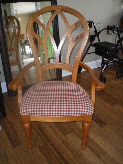 Nice wood side chair