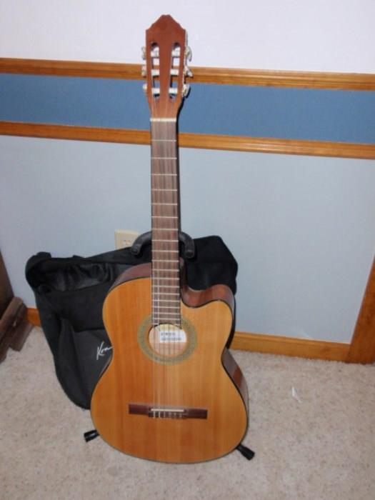 Mitchell Guitar with stand
