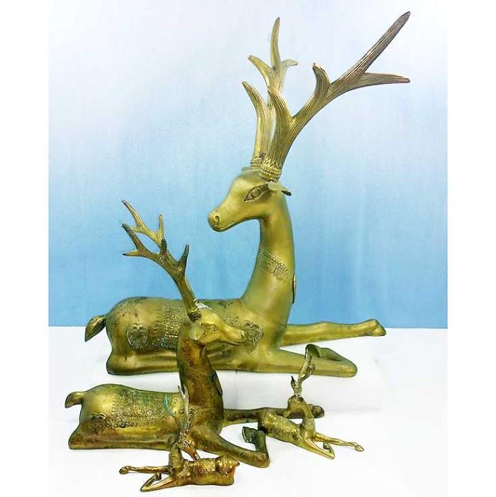 Brass Deer Family