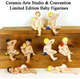 Ceramic Arts Studio Figurines Baby Figurins (6 are Special Club Editions