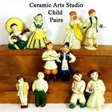 Ceramic Arts Studio Figurines Children Pairs - Jack and Jill, Bedtime Candleholders, Mexican Couple, Colonial and more