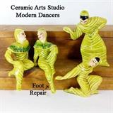 Ceramic Arts Studio Figurines - Modern Dancers