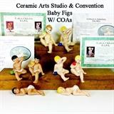 Ceramic Arts Studio Figurines Baby Figurines (6 are Special Club Editions) Showing COAs from Club