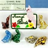 Stangl Art Pottery Animals - Antique Gold, SIlver, Blended Glaze Ducks, Stangl BIrd Collector's Association Limited Edition Sign 29/200