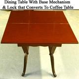 Convertible Dining Table/ Coffee Table