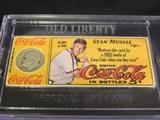 Stan Musial Coca Cola 1946 Dime Card