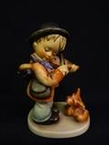Goebel Hummel "Puppy Love" Boy w/ Violin & Dog #1 1972-79