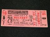 VERY RARE Never Used 1957 Elvis Presley Concert Ticket 