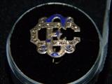 1800 CCE 10kt Gold and Enamel Fraternity Pin
