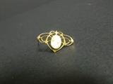 10kt Yellow Gold Cameo Pin