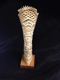 Very RAre Asian Carving on Femur Bone