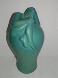 Lorelei Vase Turquoise Van Briggle Blue Glaze