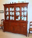 Gorgeous Ethan Allen china cabinet - bubble glass doors - absolutley beautiful!