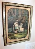 c.1850 Kelloggs & Comstock "Shepherdess of the Alps" print
