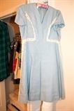 Vintage blue / white dress