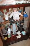 Contemporary dolls and misc. figurines