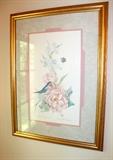 Phyllis Shipley "Camelia Songbird I" signed limited edition print