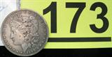 Coin 1889 CC Morgan Silver Dollar Genuine 1889-CC Morgan Silver Dollar. This is an Extremely Rare Carson City Dollar. Graded as Very Fine condition by the consignor.