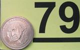 Coin Rare 1999 Washington Dollar Error Coin A very rare 1999 Washington Dollar with no lettering on the edge. Graded as Gem Brilliant Uncirculated condition by the consignor.