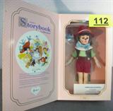 Effanbee's Storybook Collection Pinocchio Doll Effanbee's storybook collection Pinocchio doll in original box and paperwork. Doll measures approx. 11" tall.