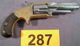 Gun Marlin Model 1875 Factory Engraved Revolver Brass & Nickel Marlin .32 Rim-fire Revolver with Factory Engraving. Condition will grade at 85-90% and appears to be complete. All original Pocket Parlor Gun with tip up action. Antique-No paperwork needed to purchase.
