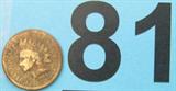 Coin 1877 Indian Head Cent A very rare 1877 United States Indian Head Cent. A key date in the series. No sales tax on coins, bullion or currency.