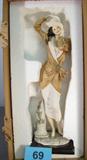 Large Florence Armani Figurine MIB Beautiful "Valentina" Florence / Giuseppe Armani figurine of a woman holding her hat. Signed and marked limited edition #1792 / 5000. Box and figurine are both in EXCELLENT condition. Measures 19" tall.