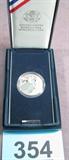 Coin United States Korean War Memorial Proof A genuine United States of America issue Memorial Dollar coin stuck in silver. Proof issue with the original plush box and certificate.