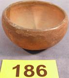Historic Indian Pottery Bowl A genuine antique South West Indian Pottery Bowl. Condition is very nice, with a small hairline crack. Pot measures 2.5" x 4.5" and is complete. Original owner's estate has documents stating that this property has not been stolen, falsified, forged or illegally taken from Federal Lands, public lands, state lands or Indian lands in violation of the Archeological Resources Protection Act of 1979