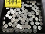 Coin 100 Mercury Dimes XF/AU
100 Mercury Dimes. 2.5g of 90% Silver per Coin. Graded by the Consignor as Extremely fine to About Uncirculated. No Sales Tax on Coins, Currency, or Bullion