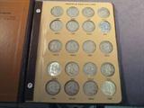 Coin Complete Set Franklin Half Dollars in Binder
A beautiful Dansco Deluxe Binder with a complete set of Franklin Half Dollars. 37 coins total. Brilliant uncirculated 1951, 1952-S, 1955, 1962, 1962-D, 1963-D Also has 2 extra 1962-D Coins. A complete set of 90% Silver Coins. Z12. No sales tax on coins, bullion or currency