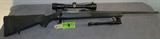 Gun Mossberg 100 ATR in 270 Win Bolt Rifle-Used
Mossberg Model 100 ATR in 270 Winchester Bolt Action Rifle. Features a black synthetic stock, check rest, bi-pod, cushioned stock pad, Bushnell 3X9X40 scope. Optics are clear. Condition grades at 95%. Used.
Tag Word: Gun