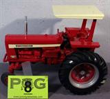 Farm Toy International Farmall 856 Canada Tractor
Awesome die cast authentically scaled model / replica tractor. International "Farmall 856 Canada", marked / signed "Onterio Toy Show", working rubber wheels, red with a beige die cast canopy. Item is in excellent condition, previously displayed in a non smoking pet free home.