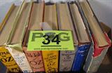 Set of 7 Vintage "Oz" Books by L. Frank Baum
Who doesn't love the Wizard of Oz? This lot features a collection of seven books written by L. Frank Baum and all are based on the much loved Oz characters from Dorothy and Toto to the Flying Monkeys. None of these books are first editions but they are vintage and appear to be in good condition for their age. Lot includes:
- The Wizard of Oz, illustrations by Evelyn Copelman and published by the Bobbs-Merrill Company.
- The following six books are illustrated by John R. Neill and published by The Reilly & Lee Company:
The Tin Woodman of Oz
The Scarecrow of Oz
Ozma of Oz
Tik-Tok of Oz
The Emerald City of Oz
The Land of Oz