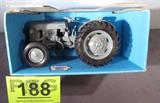 Farm Toy JLE "Ferguson T0 - 20" Die Cast MIB
Awesome 1 / 16 scale die cast model / replica JLE "Ferguson T0-20" adult collectible tractor, featuring:
- Opening hood
- tilting seats
- Die cast rims
- 3 point hitch
- clutch & brake pedals
- rubber tires
- authentic decals / colors
- "Farm Progress Show" engraving & seal.
Item is in fantastic condition in its original box, previously displayed in a non smoking pet free home.