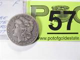 Coin 1880-CC Morgan Silver Dollar Fine
1880-CC Morgan Silver Dollar. 26.73g of 90% Silver. 591,000 minted. Extremely Rare Date. Graded by the Consignor as Fine. No Sales Tax on Coins, Currency, or Bullion. #57-50.