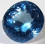 Jewelry 126.30 Carat Blue Topaz Loose Gemstone
Gorgeous large blue topaz stone with GLA premium appraisal. Included appraisal reads: "Loose Gemstone
Species/Variety: Blue Topaz
Quantity: 1
Carat weight: 126.30 carats
Dimensions: 29.43 x 27.16 x 19.43 mm
Shape: Modified Oval (checkerboard)
Polish: 9-Excellent
Finish: 8-Very Good - Excellent
Clarity Type: I=variety flawless-near flawless
Hue: Blue
Transparency: Transparent
Tone: Light-Medium
Saturation: Vivid-Bright
Specific Gravity: 3.53"
Perfect for jewelry making!