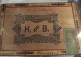 Christy Mathewson Autographed 5 cent Cigar Box
An authentic hand signed Christopher "Matty" Mathewson 5 cent H. and B. wood cigar box. Signature is certified by Autograph Certification Experts, LLC, Justin Chris Priddy, President. Certification # B36930 can be verified at www.autographcertificationexperts.com The ACE certification letter is dated 12/4/12 in error, however the website does acknowledge this typographical error.
From the internet: "Christopher Mathewson (August 12, 1880- October 7, 1925) was one of the first five inductees into the Baseball Hall of Fame. As charismatic and popular as any player in the early 1900s, the college-educated Christy Mathewson won 373 games over 17 seasons, primarily for the New York Giants. Using his famous fadeaway pitch, Matty won at least 22 games for 12 straight years beginning in 1903, winning 30 games or more four times. A participant in four World Series, Mathewson's lone title came in 1905 when he tossed three shutouts in six days again